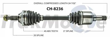 CV Axle Shaft SA CH-8236