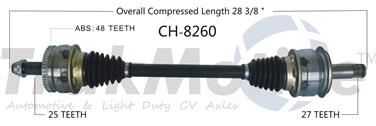 CV Axle Shaft SA CH-8260