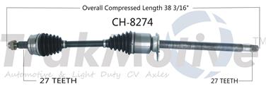 CV Axle Shaft SA CH-8274