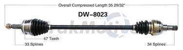 CV Axle Shaft SA DW-8023