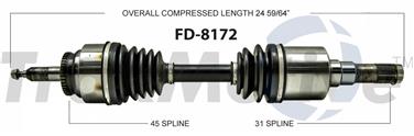 CV Axle Shaft SA FD-8172