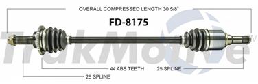 CV Axle Shaft SA FD-8175