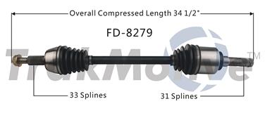 CV Axle Shaft SA FD-8279