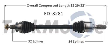 CV Axle Shaft SA FD-8281