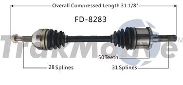 CV Axle Shaft SA FD-8283