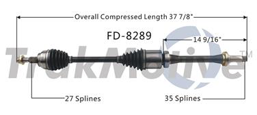 CV Axle Shaft SA FD-8289