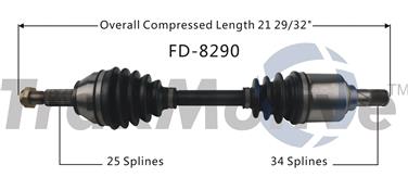 CV Axle Shaft SA FD-8290