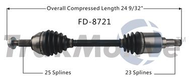 CV Axle Shaft SA FD-8721