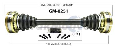 CV Axle Shaft SA GM-8251