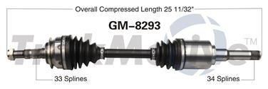 CV Axle Shaft SA GM-8293