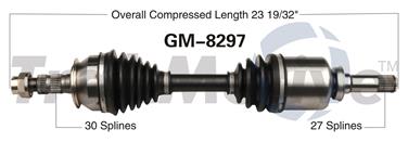 CV Axle Shaft SA GM-8297