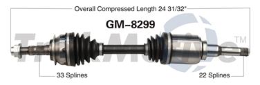 CV Axle Shaft SA GM-8299