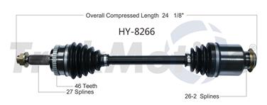 CV Axle Shaft SA HY-8266