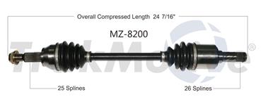 CV Axle Shaft SA MZ-8200