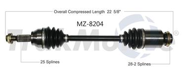 CV Axle Shaft SA MZ-8204