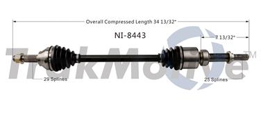 CV Axle Shaft SA NI-8443