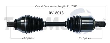 CV Axle Shaft SA RV-8013