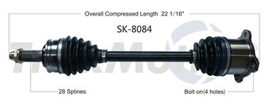 CV Axle Shaft SA SK-8084