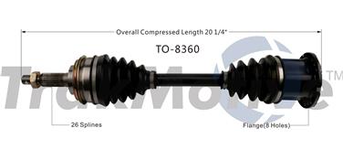 CV Axle Shaft SA TO-8360