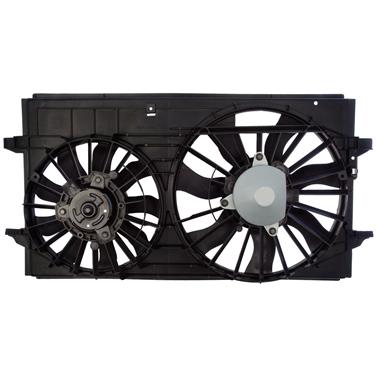 2009 Pontiac G6 Dual Radiator and Condenser Fan Assembly TV FA70271