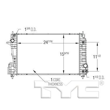 Radiator TY 13248