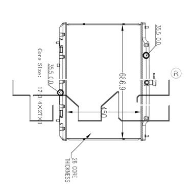 Radiator TY 13405