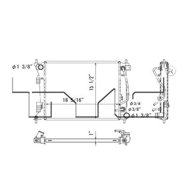 Radiator TY 13415