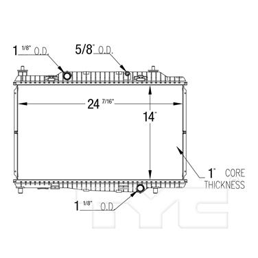 Radiator TY 13430