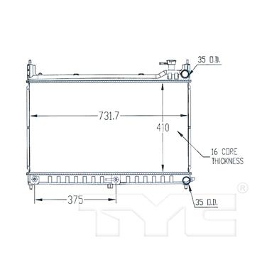 Radiator TY 13532