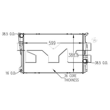 Radiator TY 13534