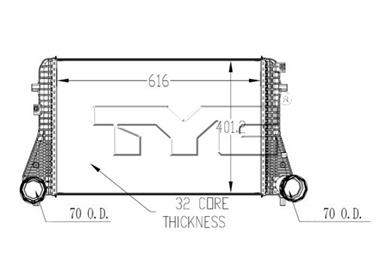 2010 Volkswagen CC Intercooler TY 18003