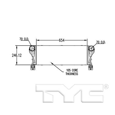 Intercooler TY 18030