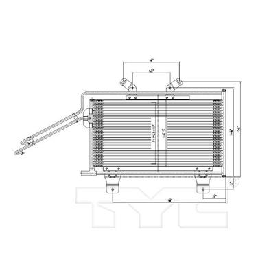 Automatic Transmission Oil Cooler TY 19097