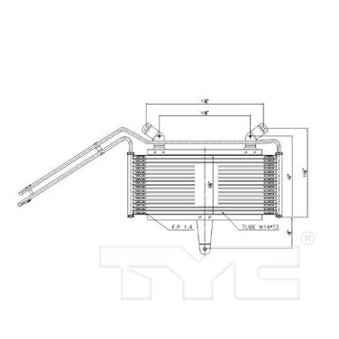 Automatic Transmission Oil Cooler TY 19098