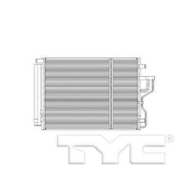 2012 Kia Sportage A/C Condenser TY 3993