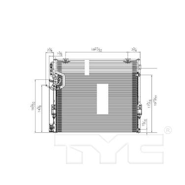 2011 Toyota Sequoia A/C Condenser TY 4284