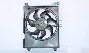 2002 Hyundai Sonata A/C Condenser Fan Assembly TY 610700