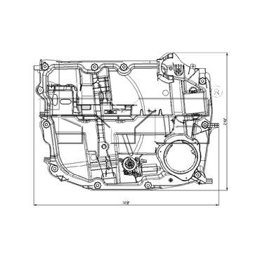 Power Window Motor and Regulator Assembly TY 660484