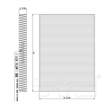 Cabin Air Filter TY 800207C