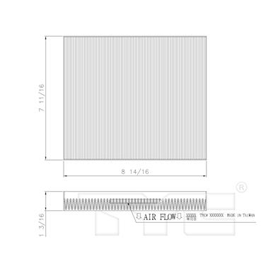 2016 Hyundai Sonata Cabin Air Filter TY 800214P