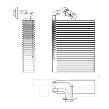 2008 Chevrolet Impala A/C Evaporator Core TY 97168