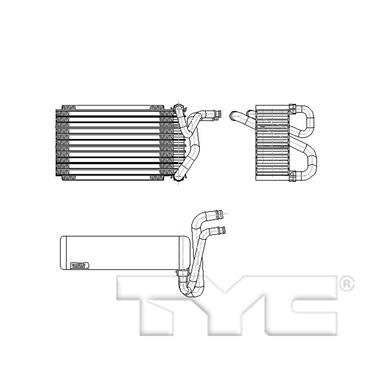 2013 Kia Forte A/C Evaporator Core TY 97178