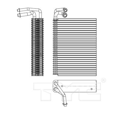 2014 Dodge Challenger A/C Evaporator Core TY 97192