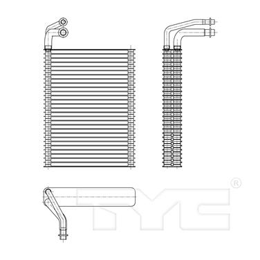 2014 Dodge Charger A/C Evaporator Core TY 97193