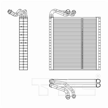 2009 Ford F-150 A/C Evaporator Core TY 97238