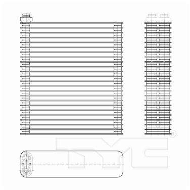 A/C Evaporator Core TY 97290