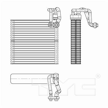 A/C Evaporator Core TY 97297