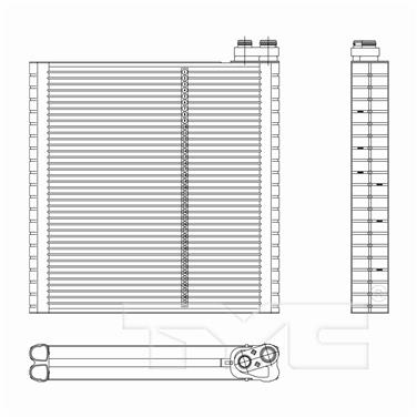 A/C Evaporator Core TY 97298