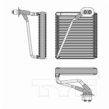 2010 Kia Soul A/C Evaporator Core TY 97304