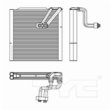 A/C Evaporator Core TY 97305